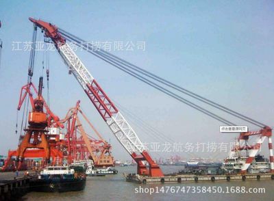 新品上海A字型浮吊船“人氣亞龍3號” 工程船舶租賃市場的新標桿